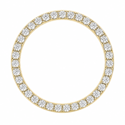 runder lab grown Diamant Anhänger in 14 karat Gold 1,03 ct
