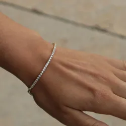 Tennisarmband 4,36 ct aus 14 Karat Gold