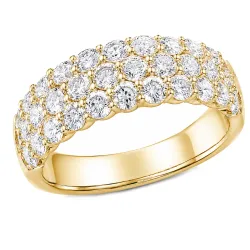 lab grown Diamant Ring in 14 Karat Gold 2,04 ct