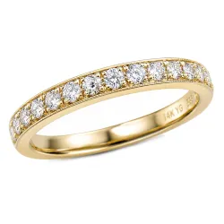 lab grown Diamant Ring in 14 Karat Gold 0,27 ct