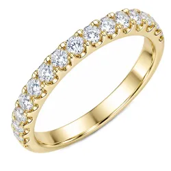 lab grown Diamant Ring in 14 Karat Gold 0,51 ct