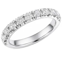lab grown Diamant Ring in 14 Karat Weißgold 1,0 ct
