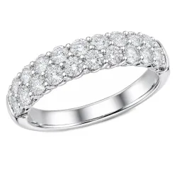 lab grown Diamant Ring in 14 Karat Weißgold 1,50 ct