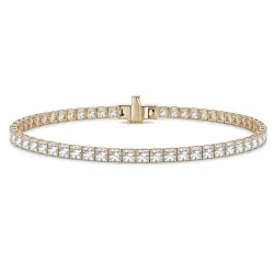 Tennisarmband 3,14 ct aus 14 Karat Gold