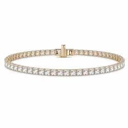 Tennisarmband 2,86 ct aus 14 Karat Gold