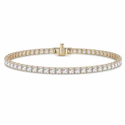 Tennisarmband 3,00 ct aus 14 Karat Gold