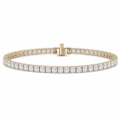 Tennisarmband 5,36 ct aus 14 Karat Gold