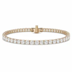 Tennisarmband 7,39 ct aus 14 Karat Gold