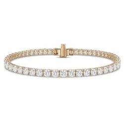 Tennisarmband 6,22 ct aus 14 Karat Gold