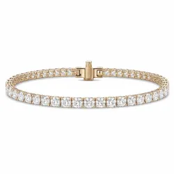 Tennisarmband 6,61 ct aus 14 Karat Gold