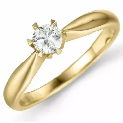 0,30 ct lab grown Diamant Ring in 14 Karat Gold 0,30 ct