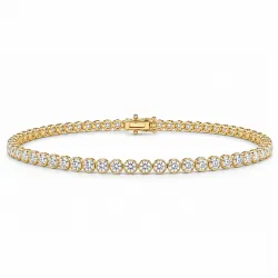 Tennisarmband 2,28 ct aus 14 Karat Gold