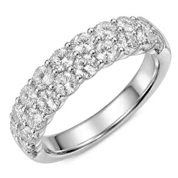 lab grown Diamant Ring in 14 Karat Weißgold 1,50 ct