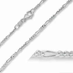 Kollektionsmuster Figarohalskette aus Silber  x 2 mm