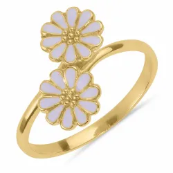 Marguerite violettem Ring aus vergoldetem Sterlingsilber - Maggie