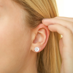 Marguerite Ohrringe in Silber - Maggie