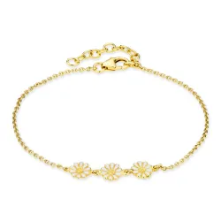 Marguerite Armband aus vergoldetem Sterlingsilber