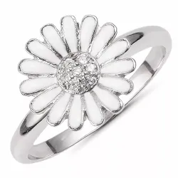 11 mm Marguerite Zirkon Ring aus Silber - Matilda