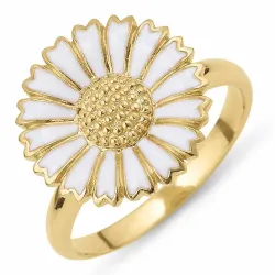 15 mm Marguerite Ring aus vergoldetem Sterlingsilber - Marie
