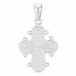 15 x 25 mm Dagmarkreuz Anhänger aus Silber - Amoré