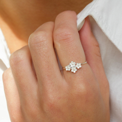 Marguerite Ring aus Silber - Majse