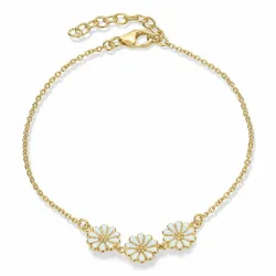 Marguerite blauem Armband aus vergoldetem Sterlingsilber - Maggie