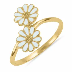 Marguerite blauem Ring aus vergoldetem Sterlingsilber - Maggie