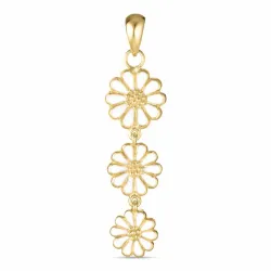 Marguerite Anhänger aus vergoldetem Sterlingsilber - Maggie