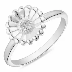 Marguerite Zirkon Ring aus Silber