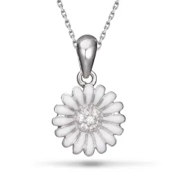 12 mm Marguerite Halskette aus Silber - Matilda