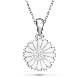 10 mm Marguerite Halskette aus Silber - Marie