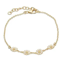 Marguerite Armband aus vergoldetem Sterlingsilber - Maggie