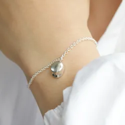 Studentenmütze Armband aus Silber