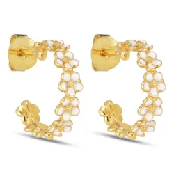 17 mm Marguerite Kreole in vergoldetem Silber - Majse