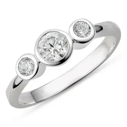 Zirkon Ring aus Silber
