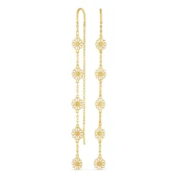 Marguerite ketten ohrringe in vergoldetem Sterlingsilber - Maggie