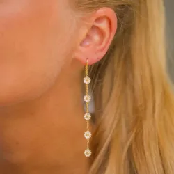 Marguerite ketten ohrringe in vergoldetem Sterlingsilber - Maggie