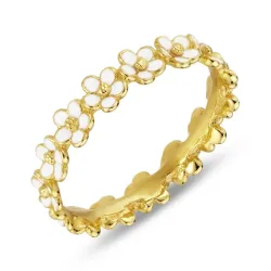 Marguerite Ring aus vergoldetem Sterlingsilber - Majse