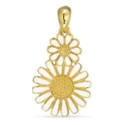 Marguerite Anhänger aus vergoldetem Sterlingsilber - Maggie