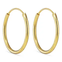 18 mm Kreole in vergoldetem Sterlingsilber - Mix & Match