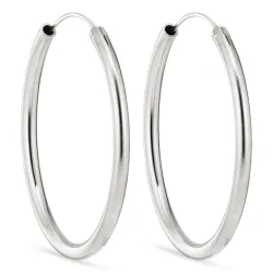 30 mm Kreole in Silber