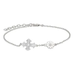 Dagmarkreuz Armband aus Silber