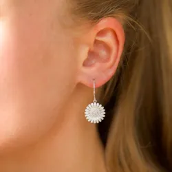 14,5 mm Marguerite Ohrringe in Silber - Matilda