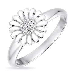 10 mm Marguerite Ring aus Silber - Matilda