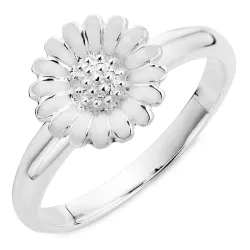 10 mm Marguerite Ring aus Silber - Matilda