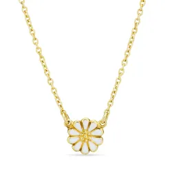 Marguerite Halskette aus vergoldetem Sterlingsilber und Anhänger aus vergoldetem Sterlingsilber - Maggie