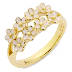 Marguerite Ring aus vergoldetem Sterlingsilber