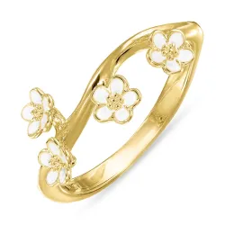 Marguerite Ring aus vergoldetem Sterlingsilber - Majse