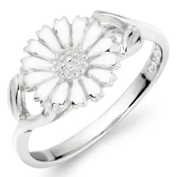 10 mm Marguerite Ring aus Silber - Marie