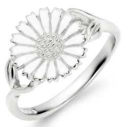 11 mm Marguerite Ring aus Silber - Marie